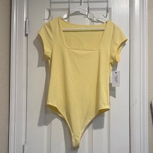 Calvin Klein Jeans Soft Yellow Bodysuit